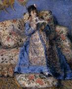 Camille Monet reading Auguste renoir